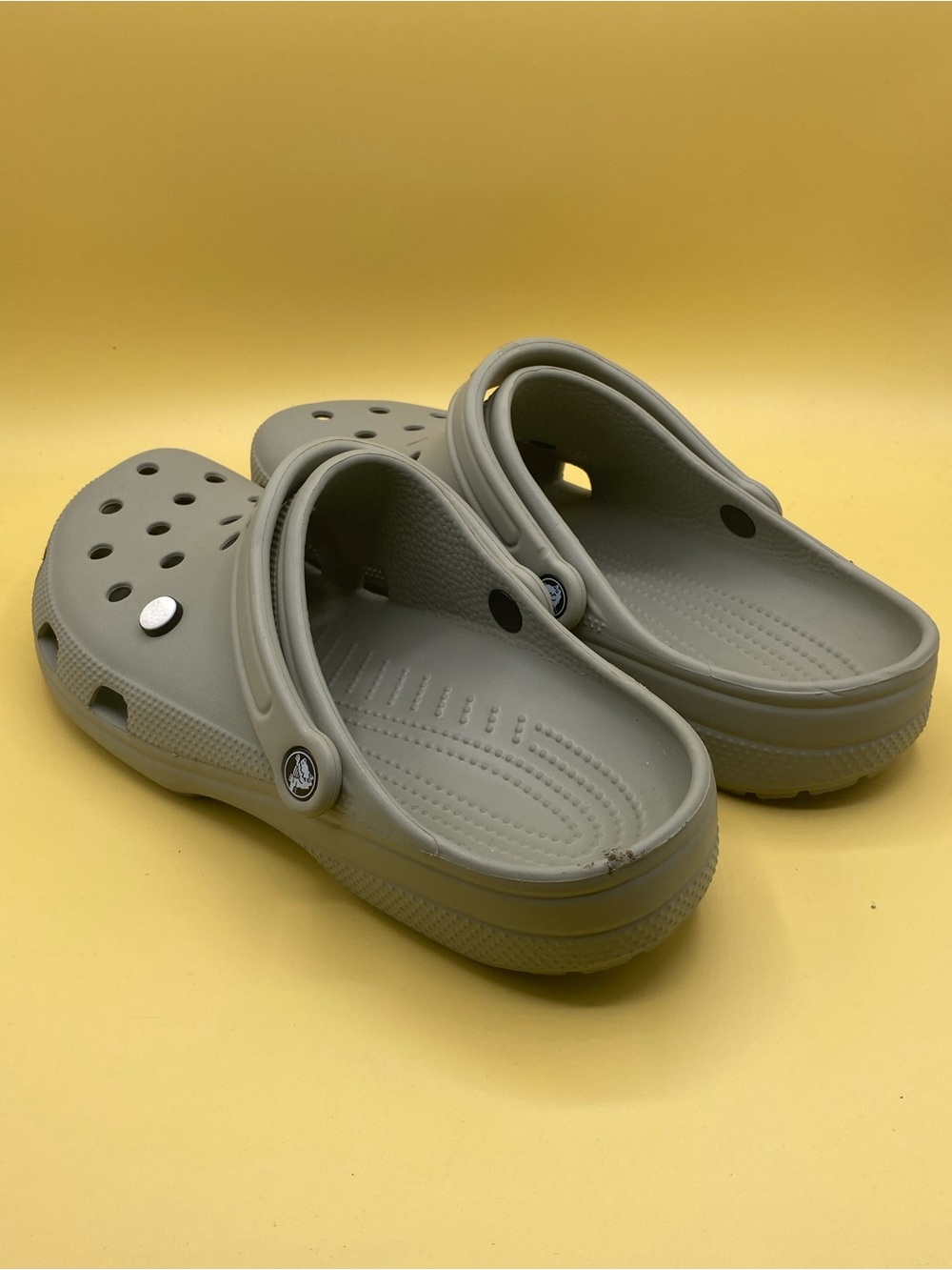 CROCS Kids Classic Clog in Light Gray - Picture 3 of 4